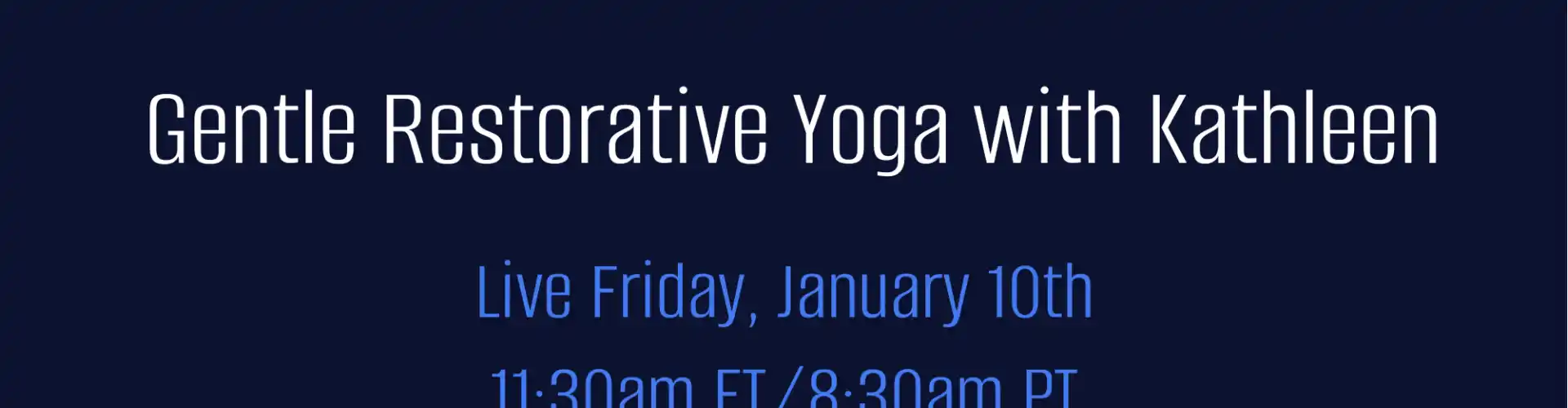 Wellnesspalooza 2025 Gentle Restorative Yoga με την Kathleen McPhillips - Online Class by The Wellness Universe