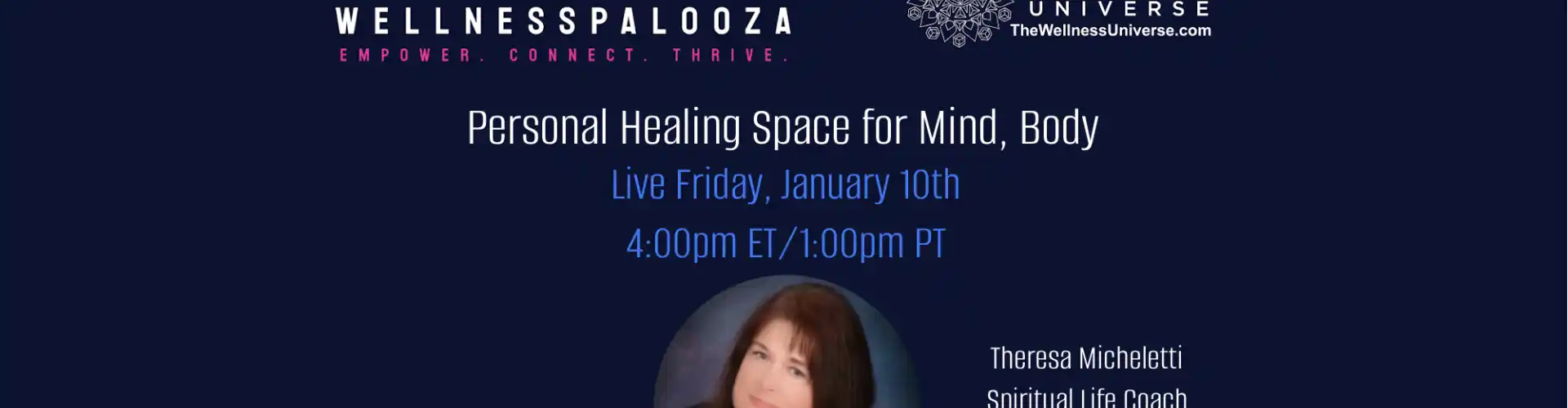 Wellnesspalooza 2025 Personal Healing Space para sa Isip, Katawan kasama si Theresa Micheletti