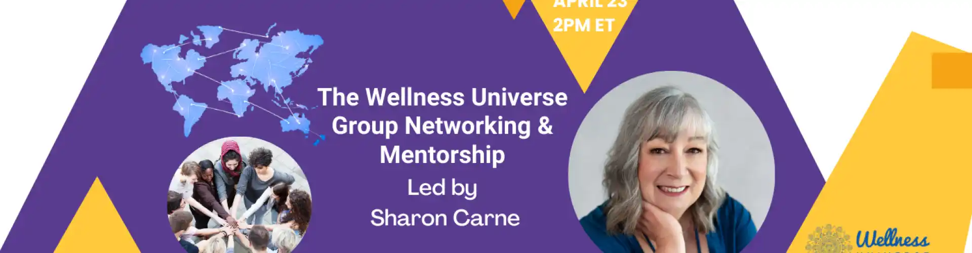 Réseautage et mentorat du groupe WU avec Sharon Carne - Online Class by The Wellness Universe